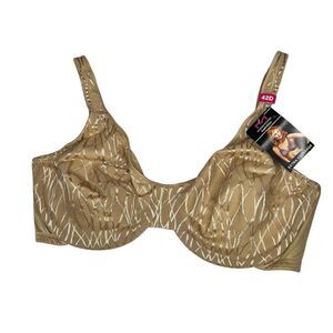 New Maidenform Tan unlined full coverage bra 42D